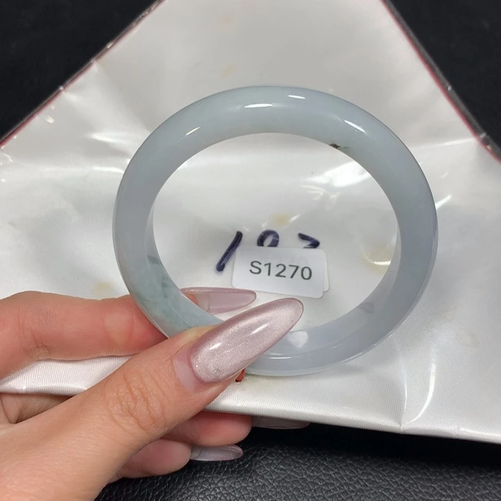 翡翠未镶嵌手镯S1270