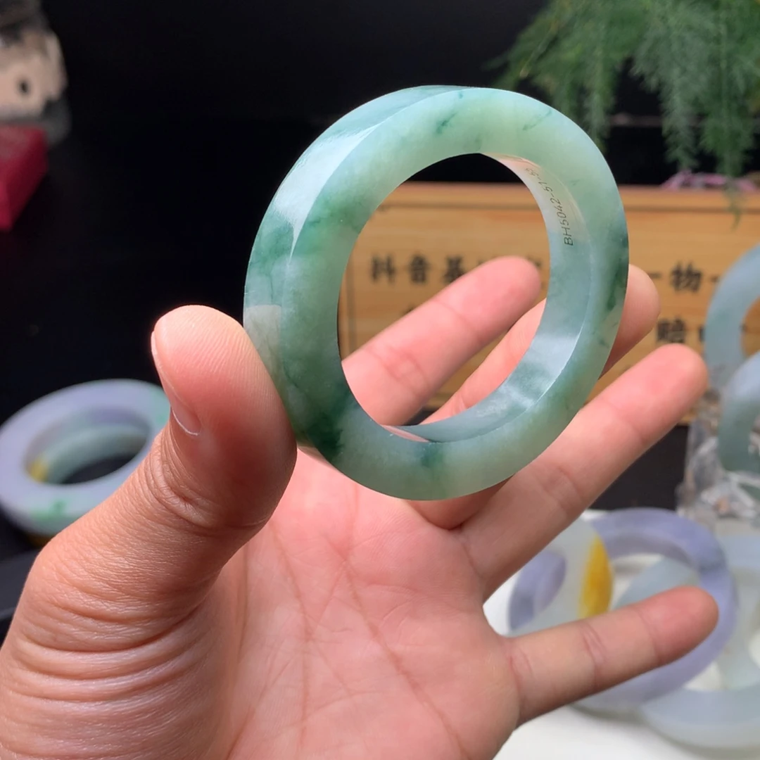 定制翡翠手镯未镶嵌定制手镯51-55