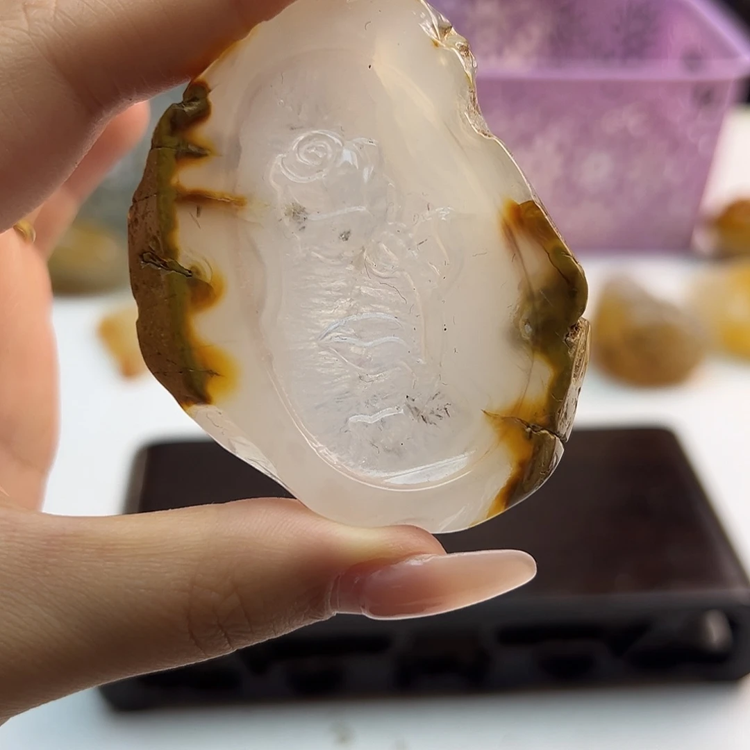 玛瑙/玉髓合金颈饰