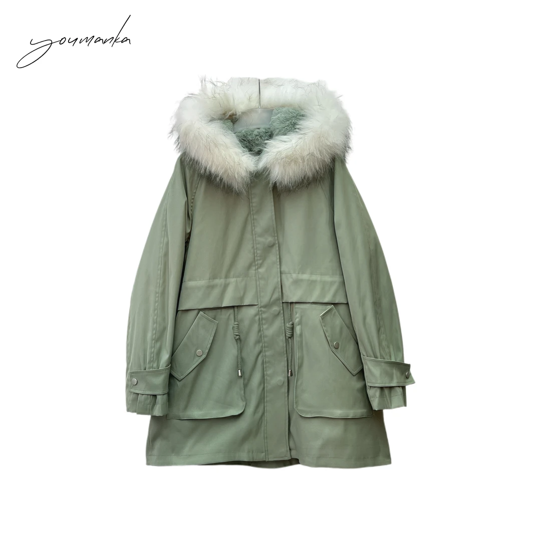 2025新款兔毛派克服外套21255