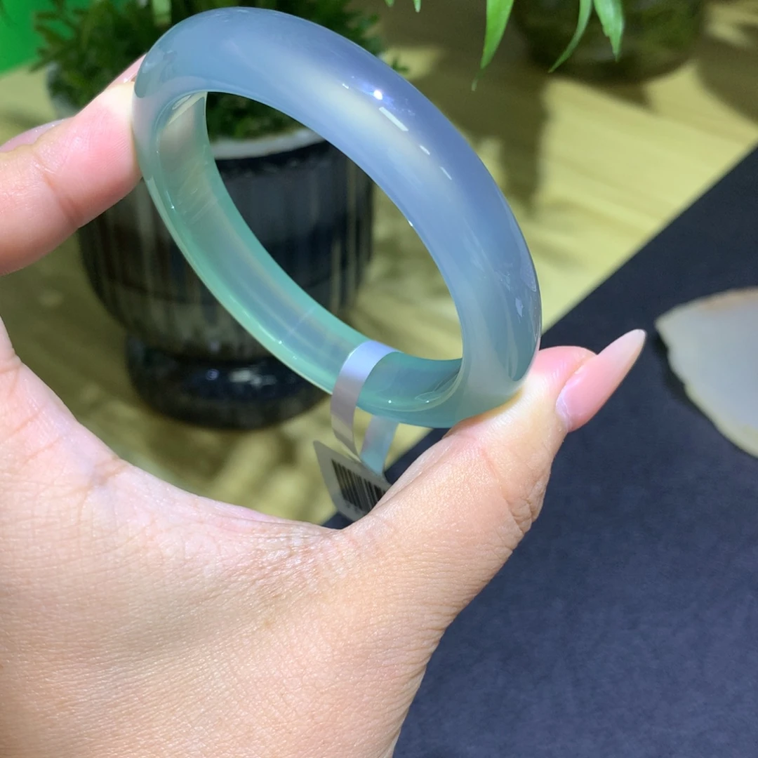 手镯玛瑙/玉髓未镶嵌库里蓝