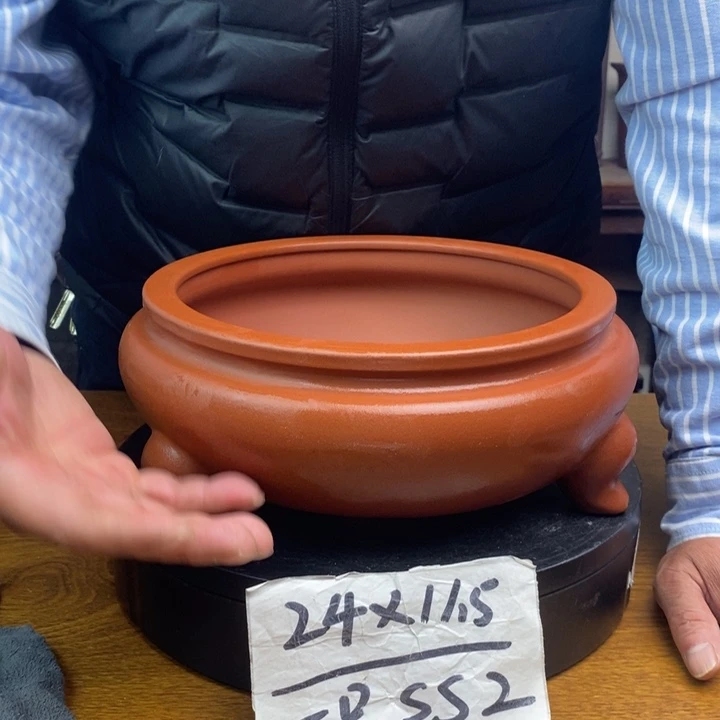 紫砂花盆货号一只SS2