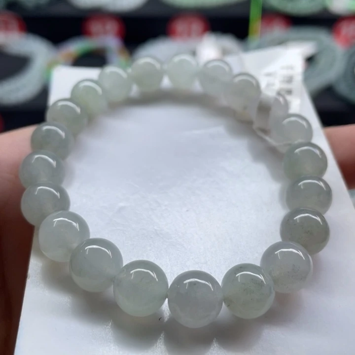 未镶嵌手链翡翠卡8.9