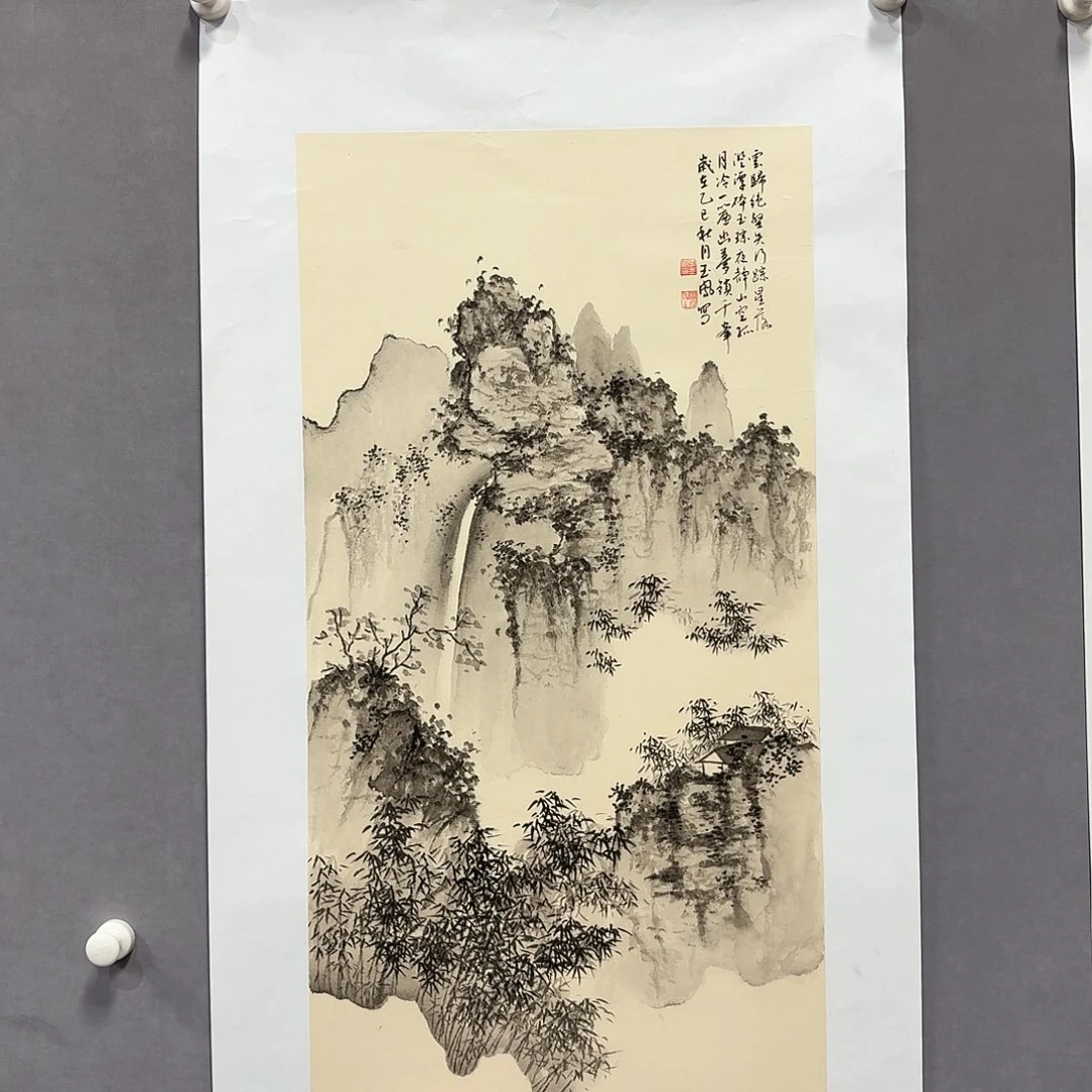 国画亲笔手绘放心去藏