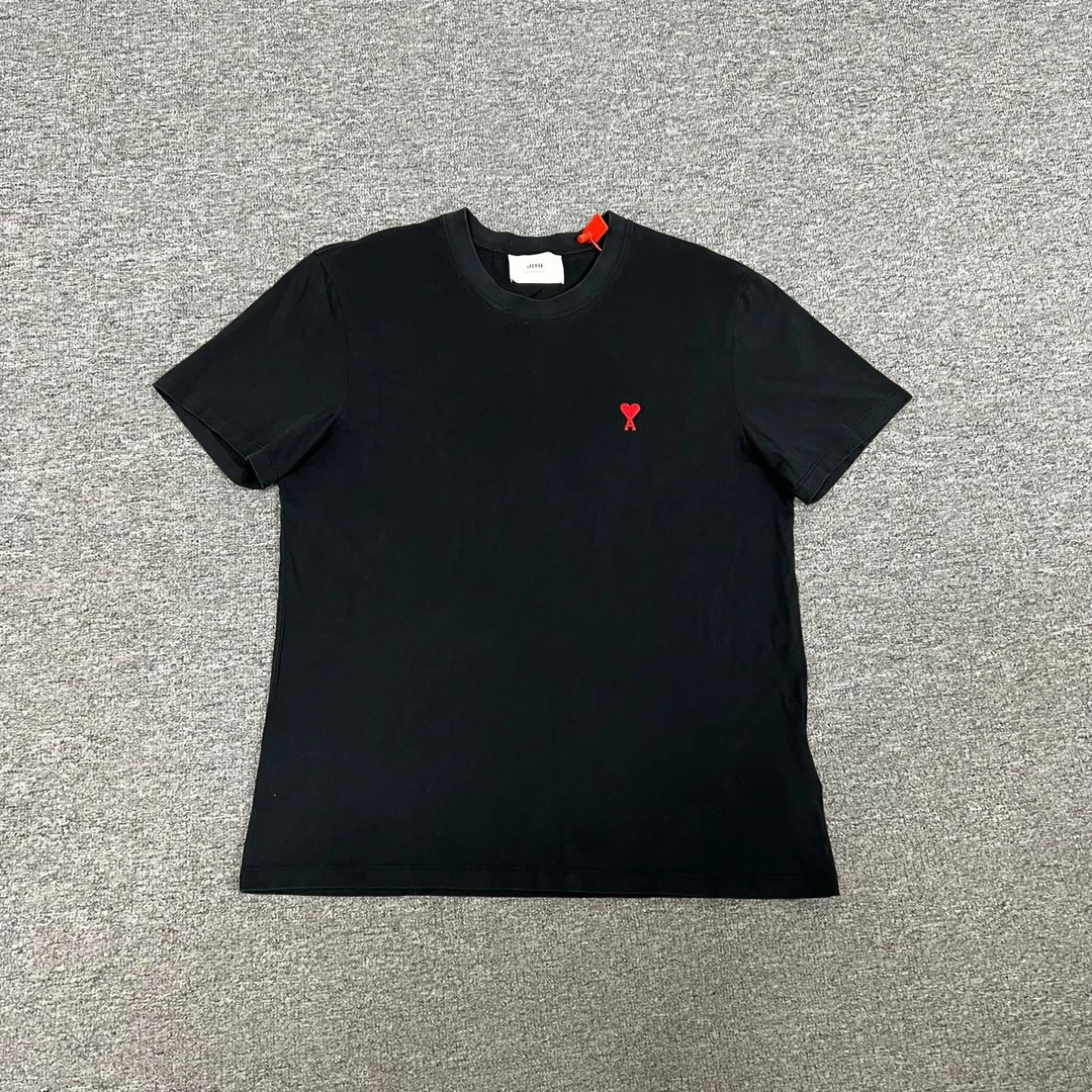 95新 KENZO/肯佐 黑色 红色 爱心 短袖 xs码