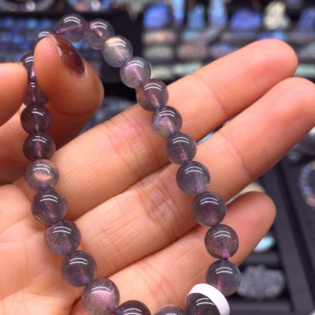 未镶嵌长石手链7.6左右