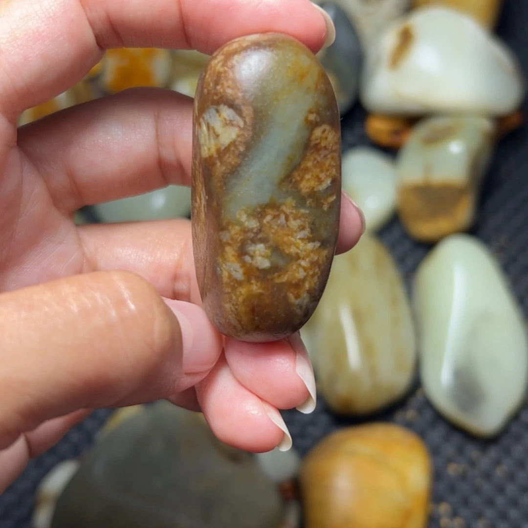 和田玉未镶嵌挂件14