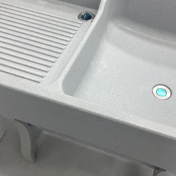 *****石英石平边带挡水灰色90.58.80cm