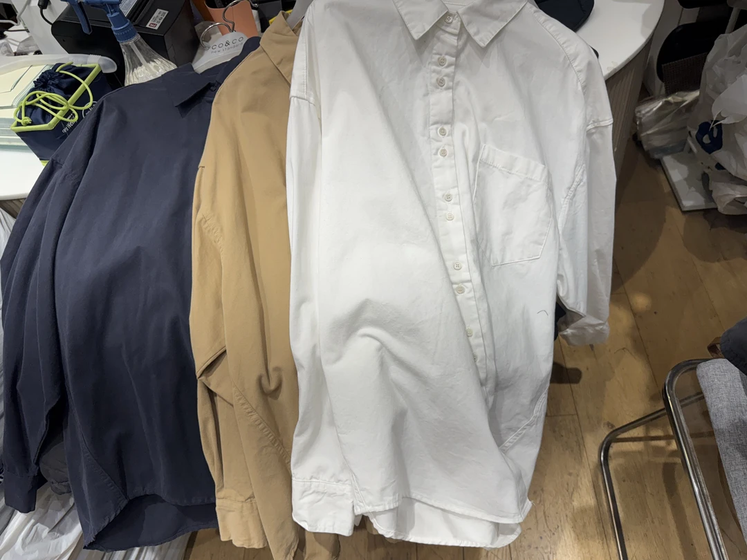 CO双扣磨毛衬衣（衣长70胸围62）NO退换韩国正品