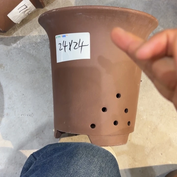 紫砂花盆紫砂的颜色