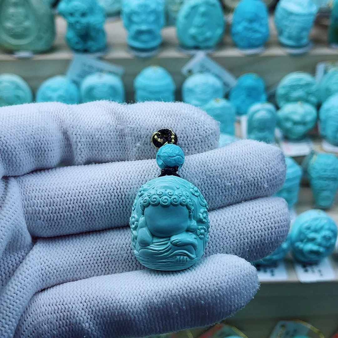 未镶嵌绿松石珠宝奇石