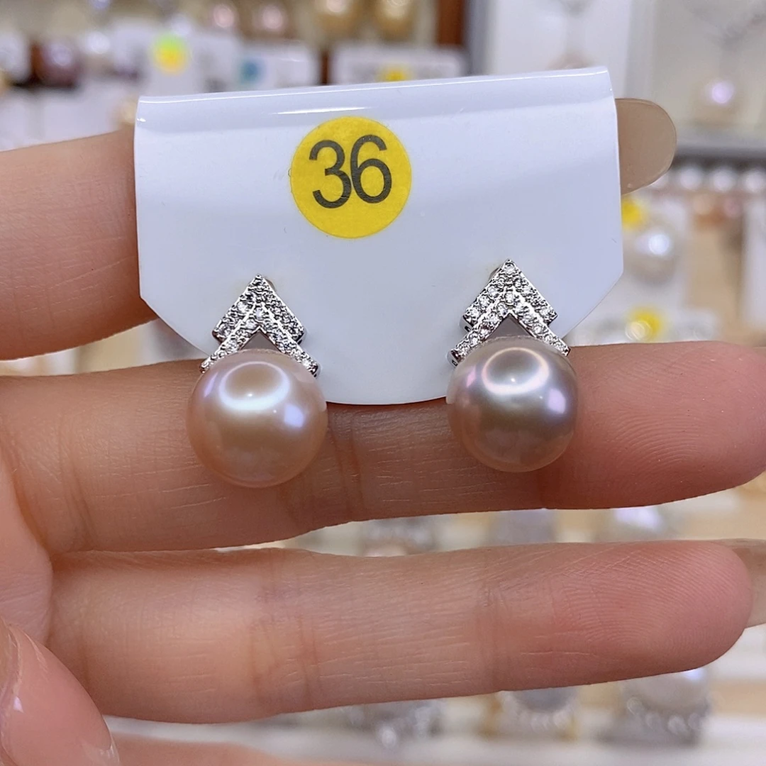 未镶嵌耳饰淡水珍珠