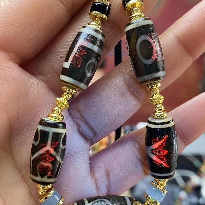 玛瑙/玉髓合金颈饰