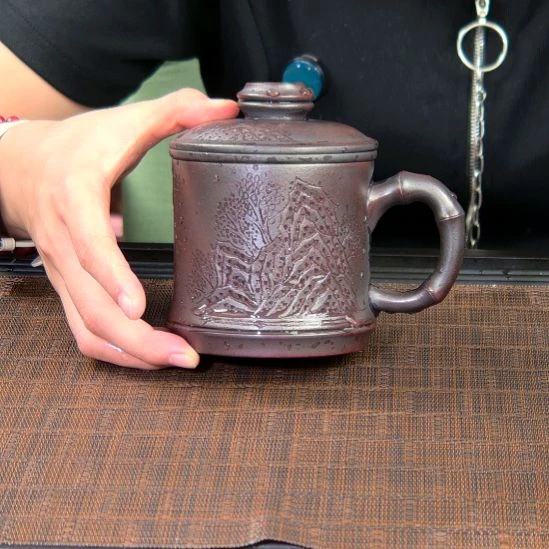 茶杯紫砂高货放漏