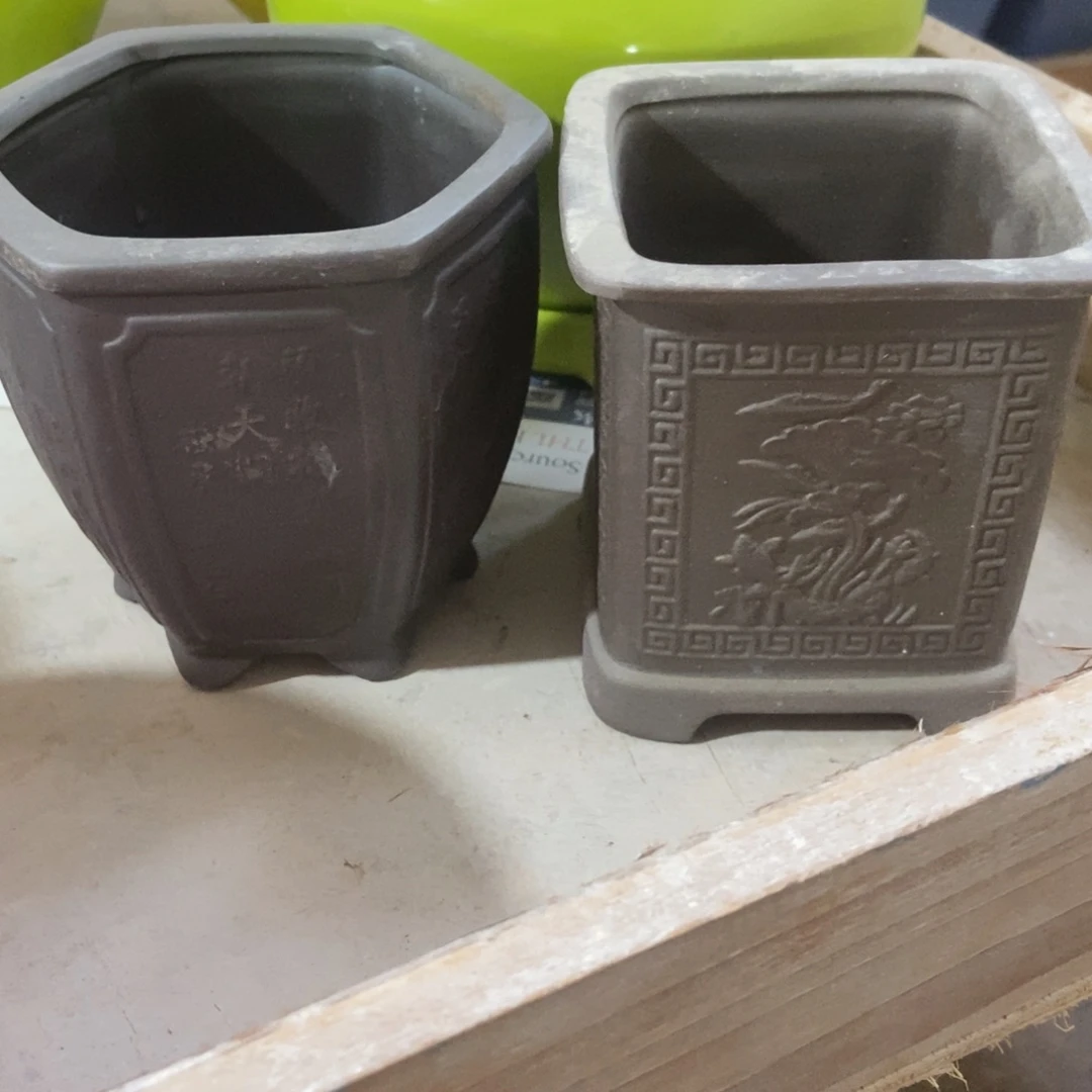 红陶高温陶瓷花盆