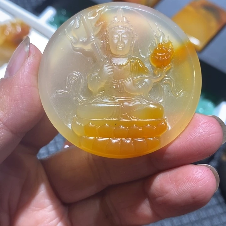 石英质玉（黄龙玉）未镶嵌手串