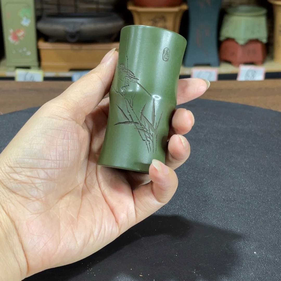 紫砂花盆你要来接