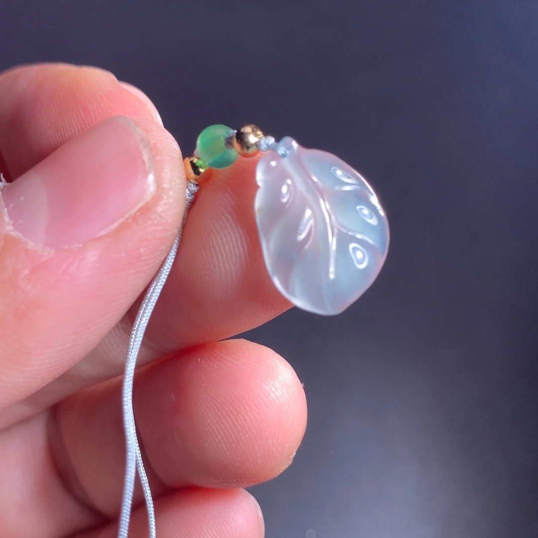 翡翠未镶嵌颈饰天然A货翡翠时尚气质女款吊坠挂坠