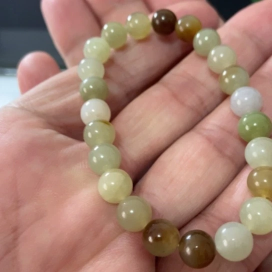 和田玉未镶嵌手串嘎嘎好