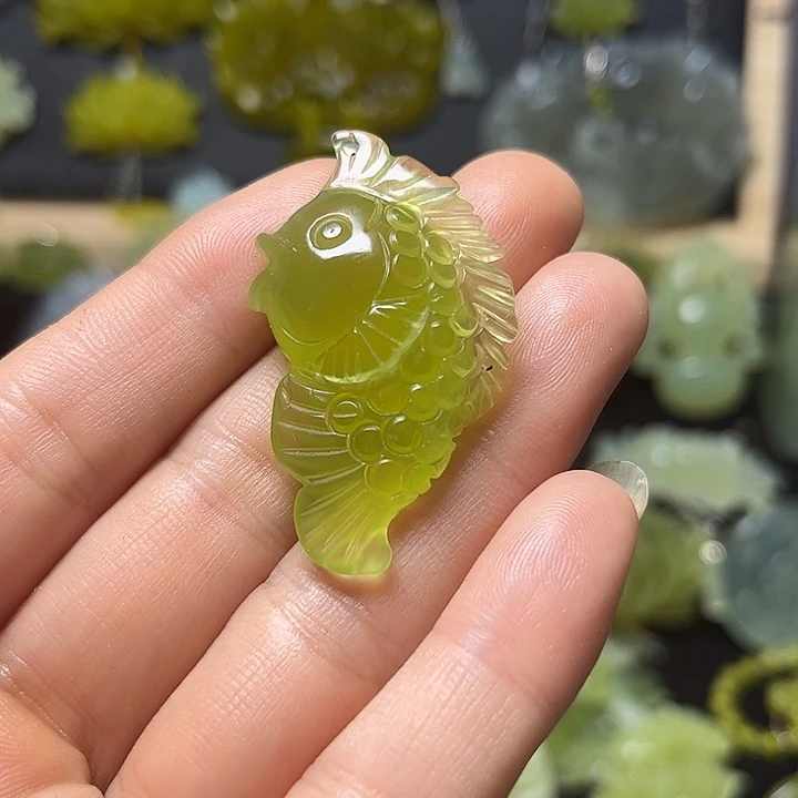 未镶嵌蛇纹石玉发饰