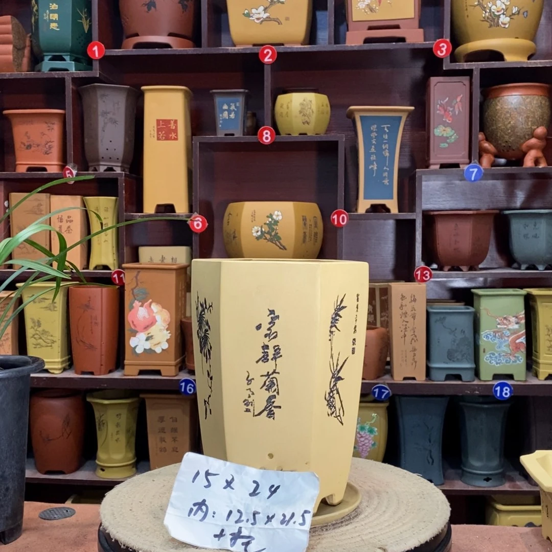 紫砂花盆紫砂花盆