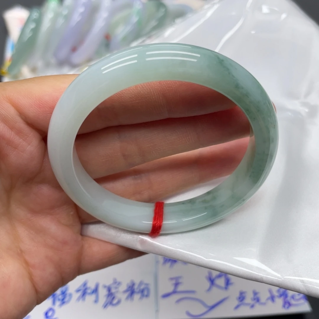 翡翠未镶嵌手镯天然缅甸A货翡翠