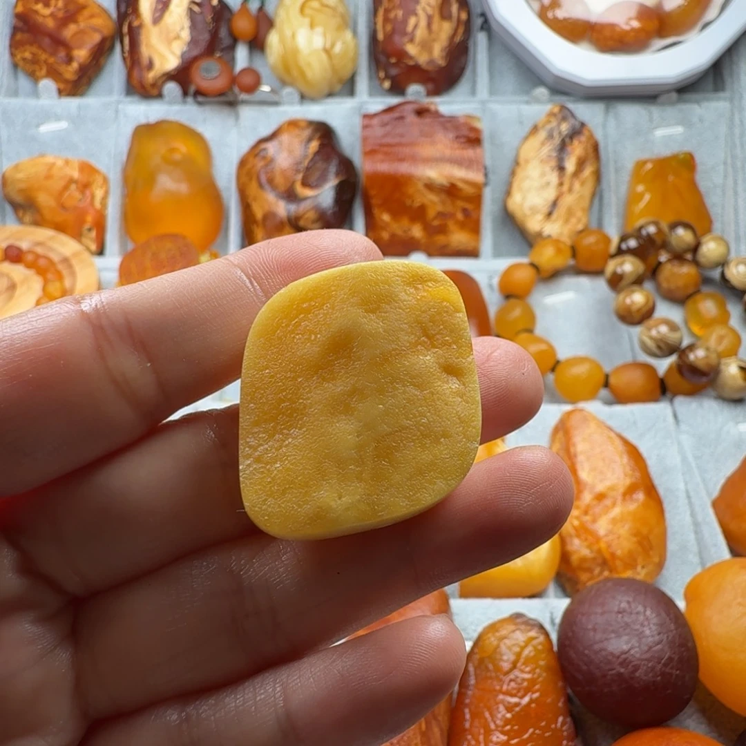 定制琥珀未镶嵌白蜡