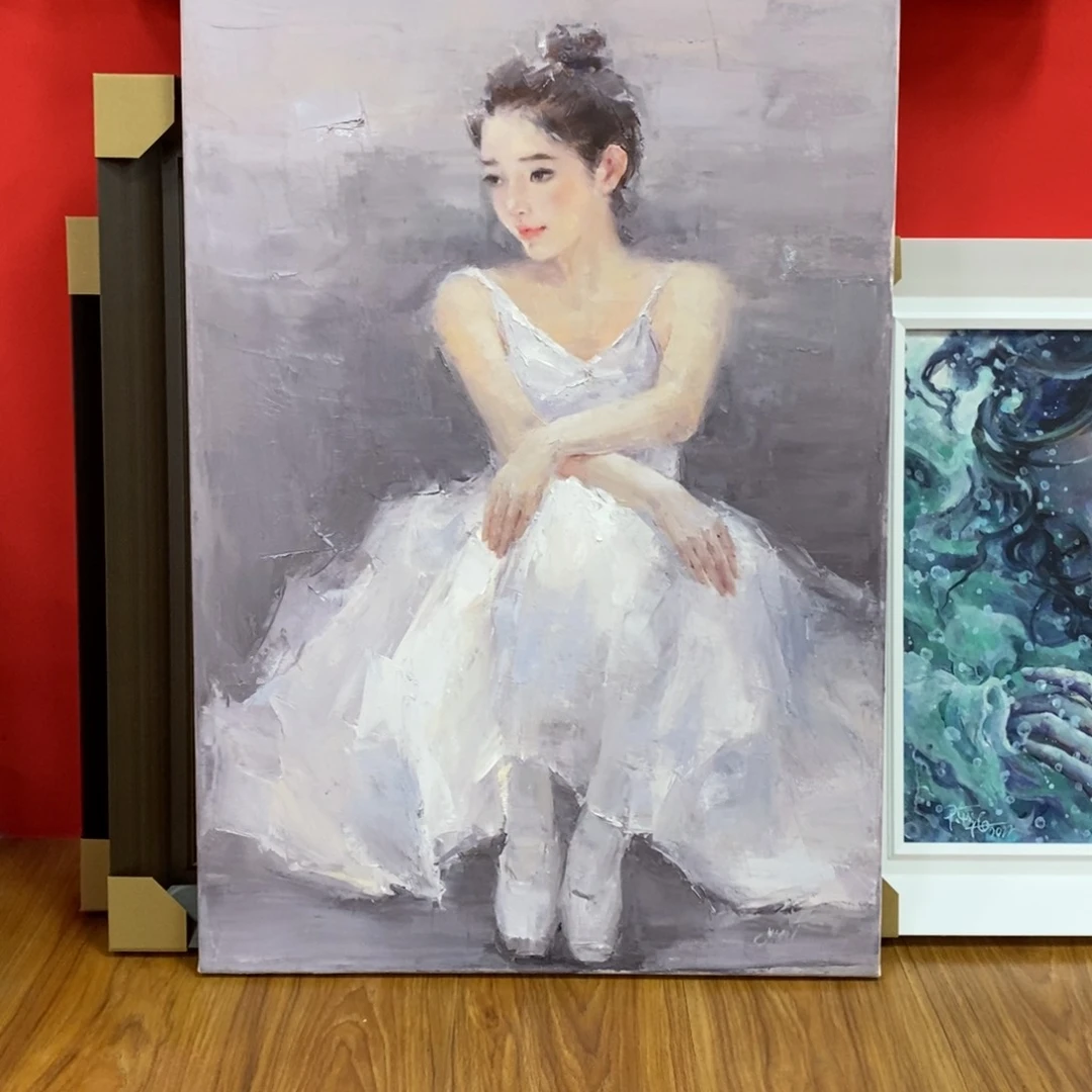 寂***桐油画郑育丽老师作品