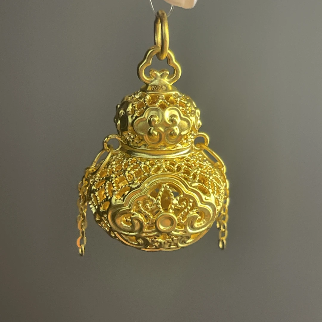 足金葫芦挂坠精致百搭耐看工艺精湛送女友送福禄