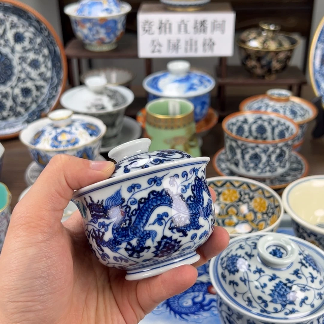 紫***来景德镇手工手绘陶瓷