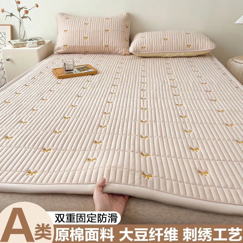 床垫褥子软垫家用卧室A类大豆薄款床护垫宿舍学生单人垫被床褥垫