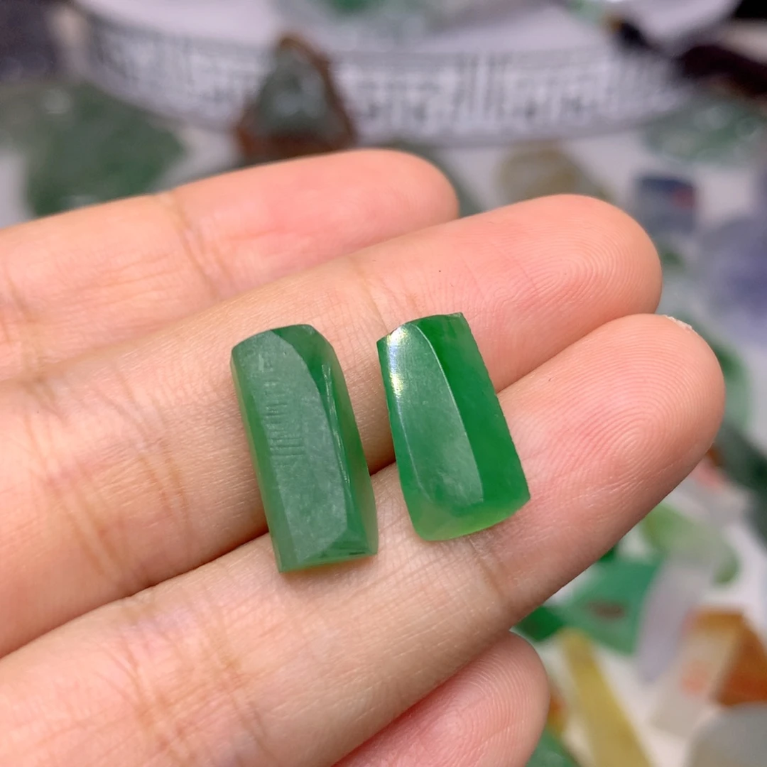 定制翡翠未镶嵌天然翡翠定制