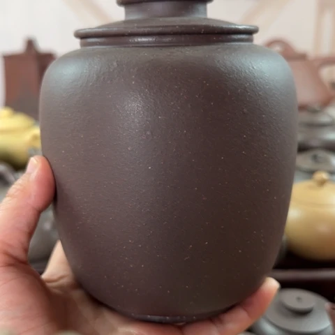 平***遂茶壶紫砂天青茶叶罐