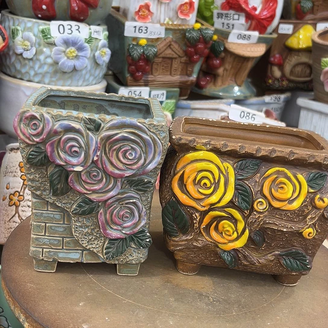 粗陶多肉花盆花盆