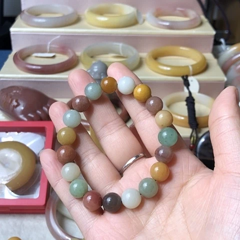 石英质玉未镶嵌手链
