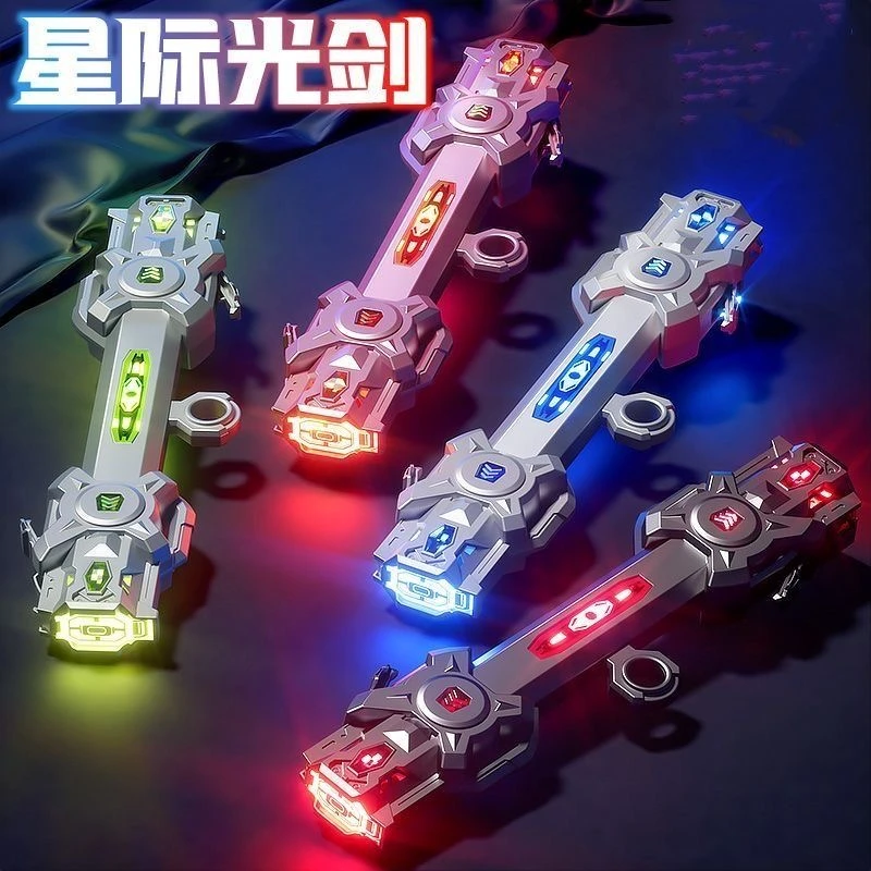 激光剑双头版可伸缩星球大战双刃七彩炫酷光剑二合一黑科技可充电