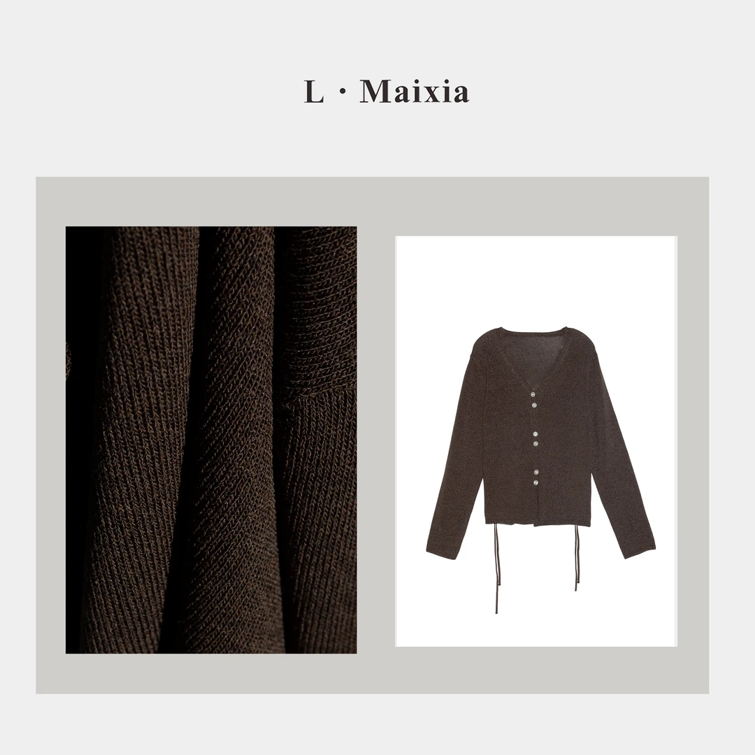 L.MAIXIA/露·玛莉先2025女士针织衫ZZ-25607