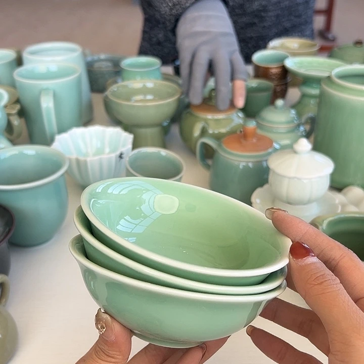 小米茶器龙泉青瓷
