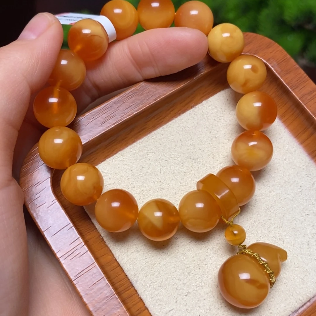 【闪购商品】未镶嵌蜜蜡手链手串