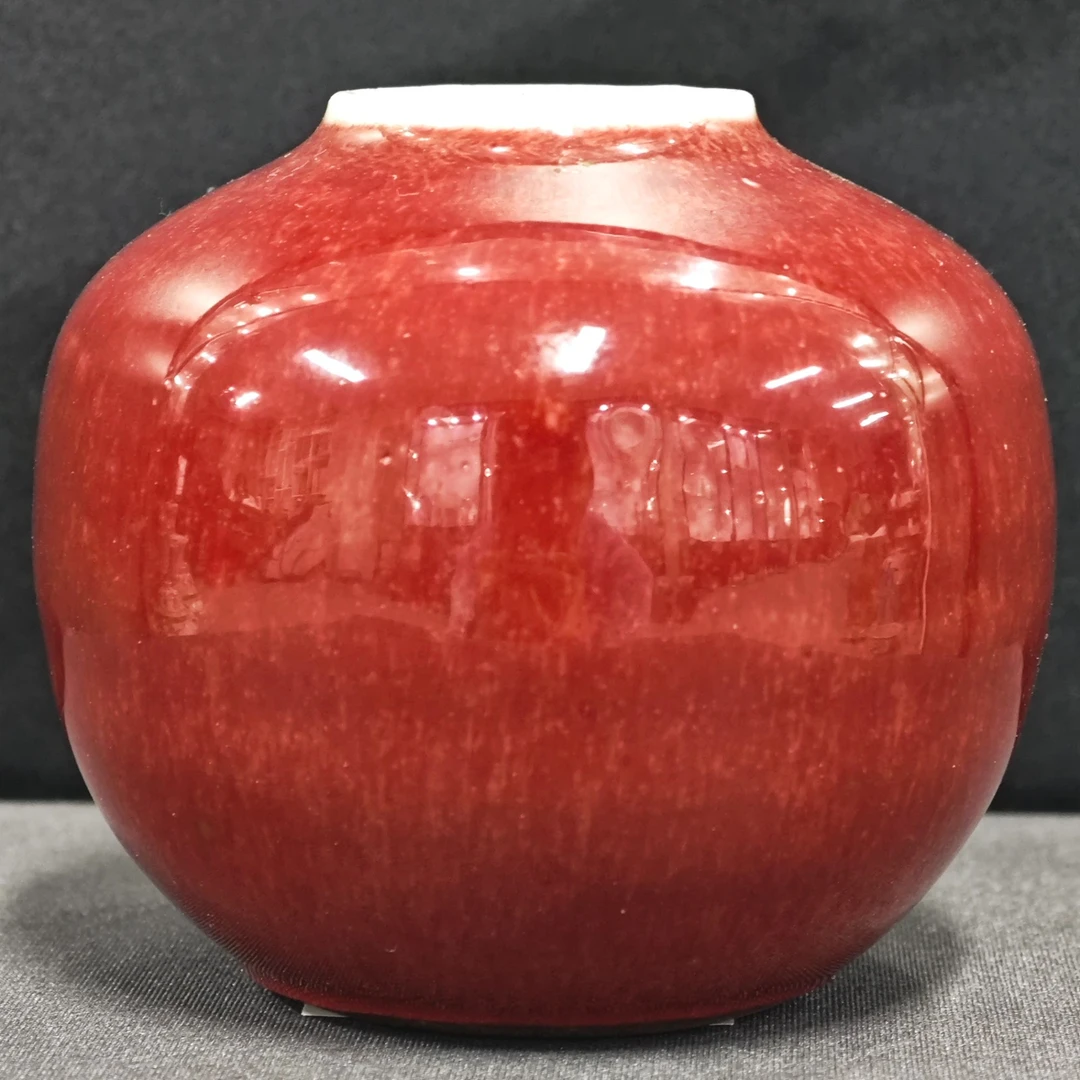 清乾 钧红水洗XB-0008-高度7 肚径7.8