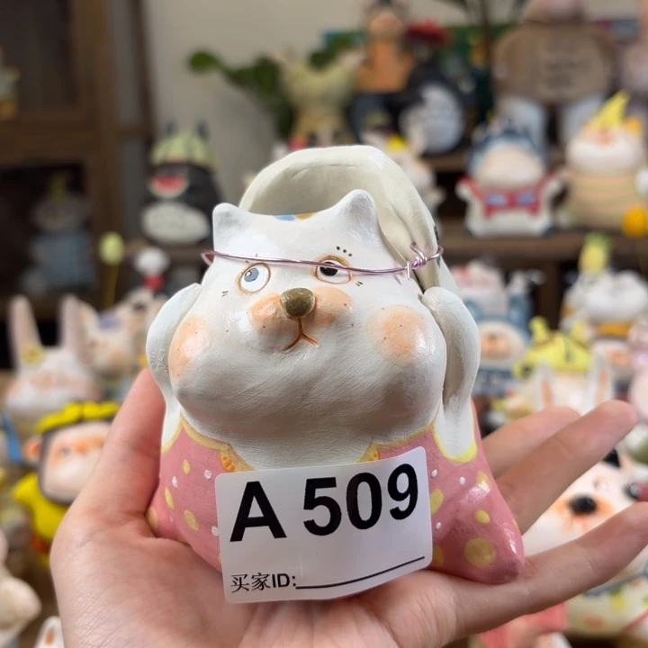 沈****陶土手工陶艺摆件