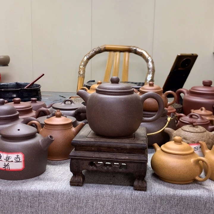 茶壶紫泥鲍尊260 C半手工制作