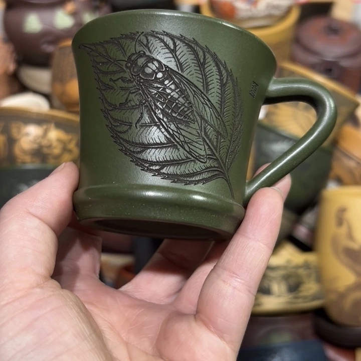 茶杯紫砂宜兴紫砂主人杯