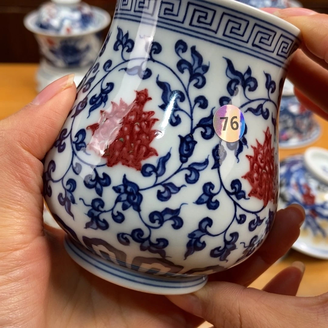 手绘现代茶具非古董