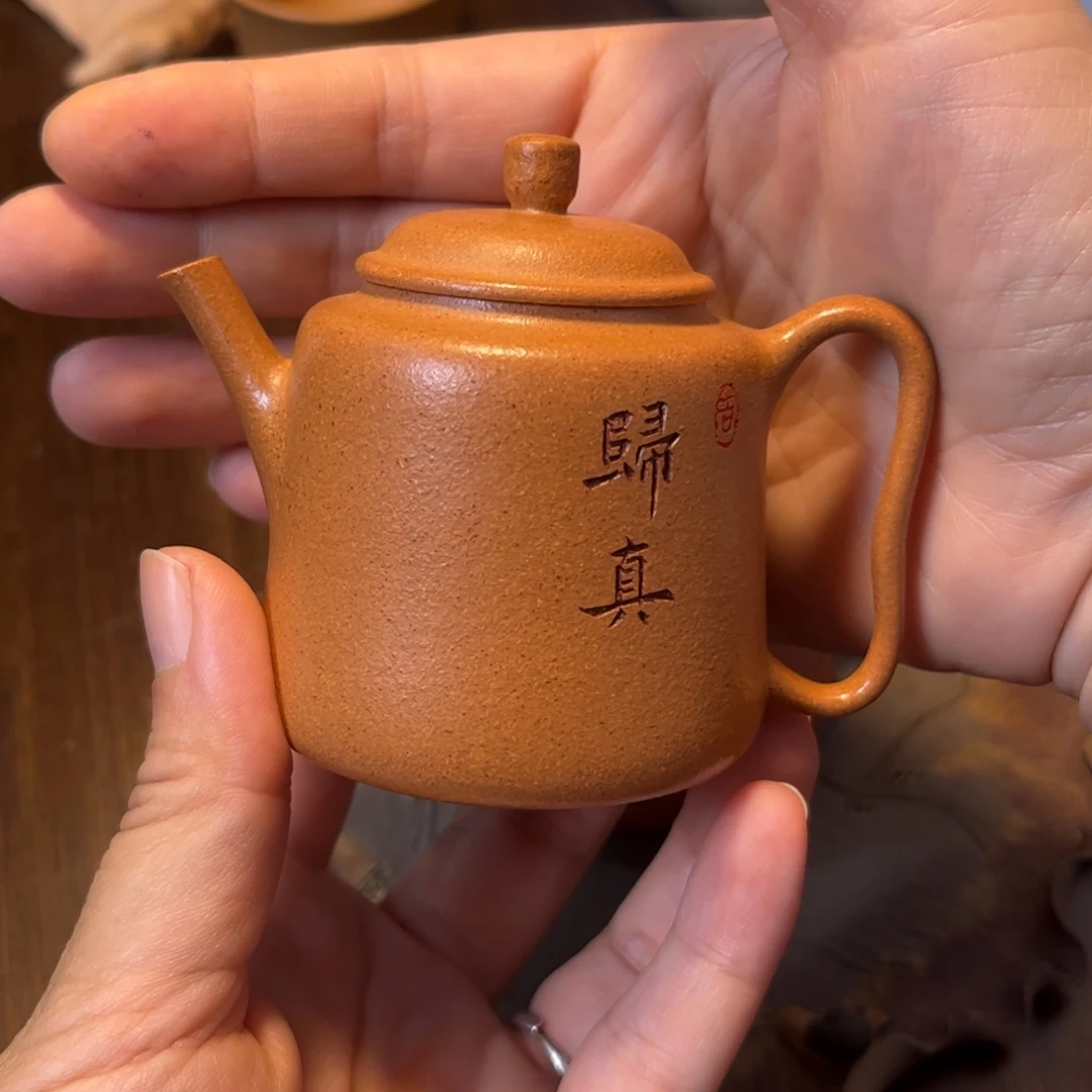 茶壶紫砂戒*宜兴紫砂壶半手工制作