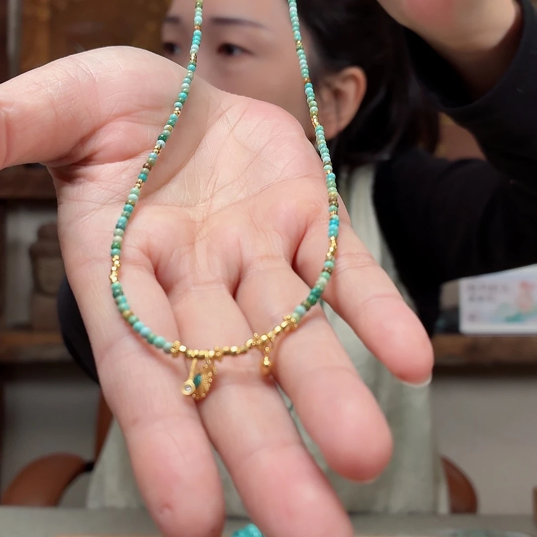 银S925镶嵌绿松石珠宝奇石