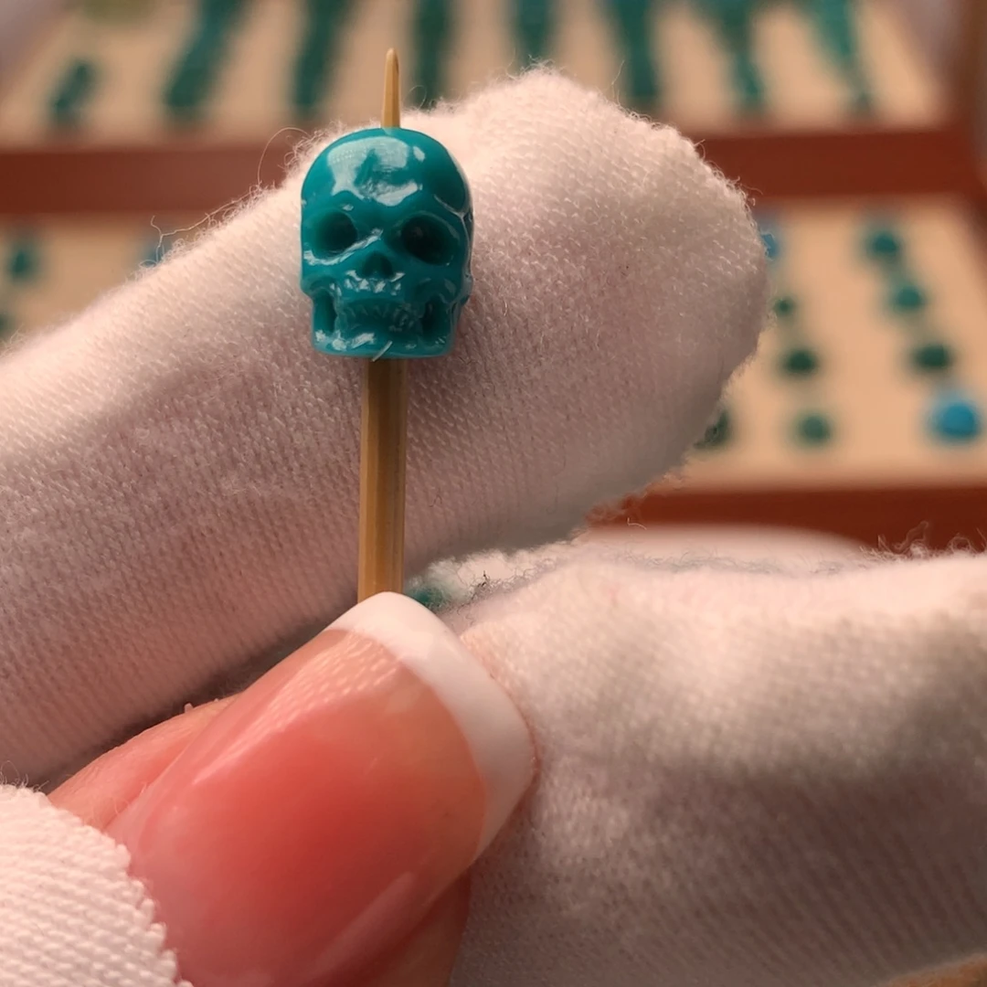 不***麻绿松石未镶嵌配饰