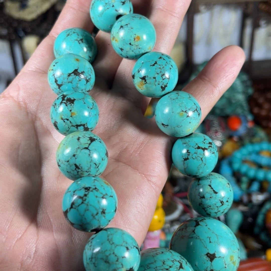 星月菩提吊坠14颗圆珠子工艺品