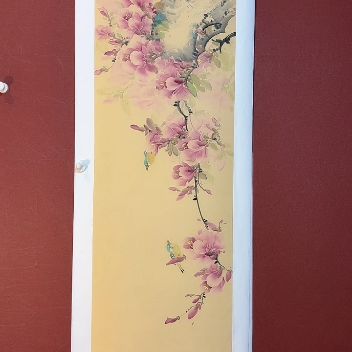 国画听兰老师花鸟