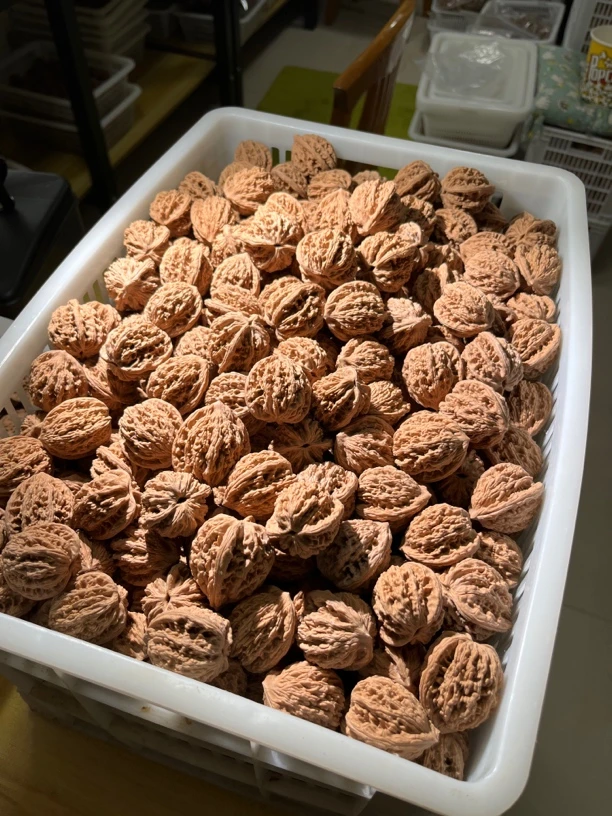 文玩核桃正杨麦穗虎头通货随机发一对